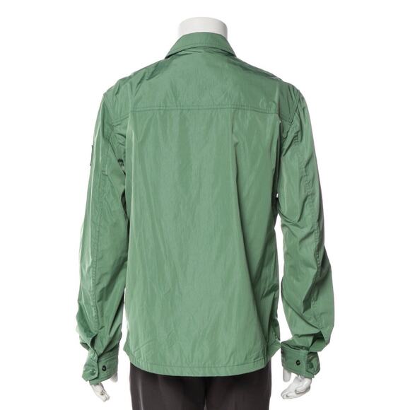 BELSTAFF Rail Overshirt Jacket Men Sz Medium New Sample Green Tactical - Picture 3 of 5